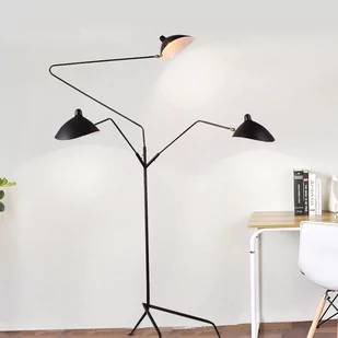 Step into design Lampa stojąca CRANE-3F czarna 210 cm 5907614656294 - Lampy stojące - miniaturka - grafika 2