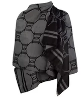 Apaszki i szaliki damskie - Szal szalik elegancka chusta pashmina logo bawełna - miniaturka - grafika 1