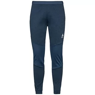 Odlo Męskie spodnie do biegania Regular Length Run Easy Warm - Spodenki męskie - miniaturka - grafika 1