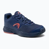 Buty sportowe damskie - Buty do tenisa damskie HEAD Revolt Court dark blue/coral - miniaturka - grafika 1