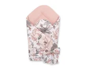 Rożki i beciki - Rożek Miękki Dla Niemowląt Z Wiązaniem - Róże Sepia - miniaturka - grafika 1