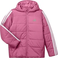 Kurtki i płaszcze dla chłopców - adidas Uniseks - dzieci ESSENTIALS 3 STRIPES PADDED JACKET, Pink Fusion/White, 13-14 Years - miniaturka - grafika 1