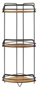 Półki łazienkowe - Półka łazienkowa BAMBOO, narożna, 3 poziomowa - miniaturka - grafika 1