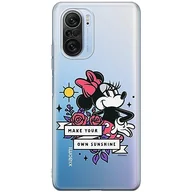 Etui i futerały do telefonów - ERT GROUP etui na telefon Xiaomi MI 11i/ REDMI K40/K40 PRO/POCO F3/ F3 PRO, case oryginalny i oficjalnie licencjonowany przez Disney, wzór Minnie 073, plecki z TPU częściowo przeźroczyste - miniaturka - grafika 1