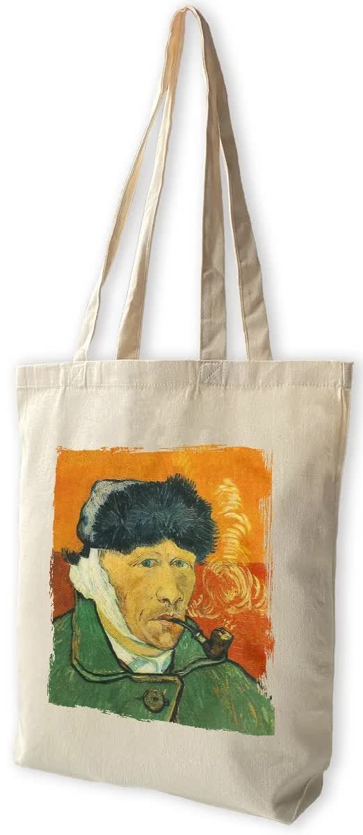 Torba bawełniana Autoportret z zabandażowanym uchem Vincent Van Gogh