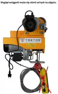 Wciągarka 500/990kg - 20 metrów z wózkiem 230V, sterowanie radiowe 8m, wózek od 60mm do 160mm, 28881571 - Wciągarki - miniaturka - grafika 3