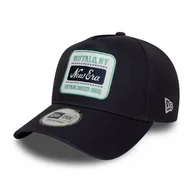 Czapki i chusty sportowe męskie - Czapka z daszkiem New Era Washed Patch 9FORTY r.uniwersalny granatowy - miniaturka - grafika 1