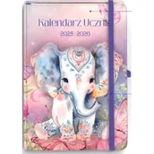 Kalendarze - Kalendarz Ucznia 2025/2026 B6 TNS Słoń - miniaturka - grafika 1