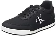 Sneakersy męskie - Calvin Klein Jeans Męskie sneakersy o niskim profilu oversize MESH, czarne, 10 UK, Czarny, 42.5 EU - miniaturka - grafika 1