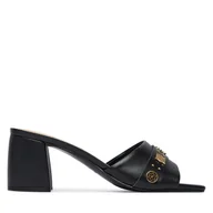 Klapki i japonki damskie - Klapki Guess FLJGAU ELE03 Czarny - miniaturka - grafika 1