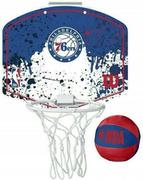 Koszykówka - WILSON Philadelphia 76ers Mini Tablica do koszykówki - miniaturka - grafika 1