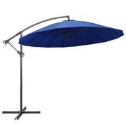 Parasole ogrodowe - vidaXL Parasol ogrodowy, wiszący, niebieski, 3 m, słupek aluminiowy vidaXL - miniaturka - grafika 1