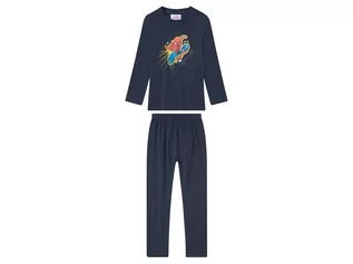 Piżamy chłopięce - Piżama chłopięca	z bawełny (bluzka + spodnie) (122/128, Wzór Spiderman) - grafika 1
