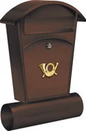 Skrzynki na listy - Vorel Skrzynka na listy 480x280x80mm brązowa 78592 - miniaturka - grafika 1