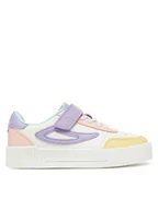 Buty dla dziewczynek - Fila Sneakersy MILENA VELCRO FFK0242_13068 Biały - miniaturka - grafika 1