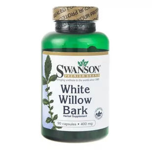 SWANSON White Willow Bark ( Kora białej wierzby) 90 Kapsułek - Suplementy naturalne - miniaturka - grafika 1