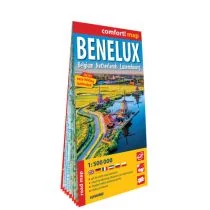 comfort!map Benelux. Belgia, Holandia, Luksemburg - Atlasy i mapy - miniaturka - grafika 1