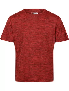 Koszulki sportowe męskie - Regatta Koszulka funkcyjna "Fingal Edition" w kolorze czerwonym - grafika 1