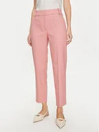 Spodnie damskie - Tommy Hilfiger Spodnie materiałowe Core WW0WW39723 Różowy Straight Fit - miniaturka - grafika 1