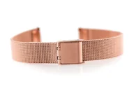 Bransolety męskie - Bransoleta 301RG - siatka HQ - rosegold - 12mm - miniaturka - grafika 1