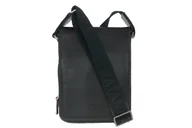 Teczki i aktówki - Torba listonoszka raportówka skóra licowa czarny - miniaturka - grafika 1