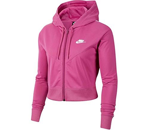 Nike Damska bluza W NSW HRTG Hoodie FZ PK, Cosmic Fuchsia/White/(White), XL
