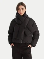Kurtki damskie - Calvin Klein Kurtka puchowa LV044D518G Czarny Regular Fit - miniaturka - grafika 1