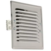 Kratki wentylacyjne - Kratka wentylacyjna kominowa metalowa 14x14 łapki - KOTARBAU - miniaturka - grafika 1