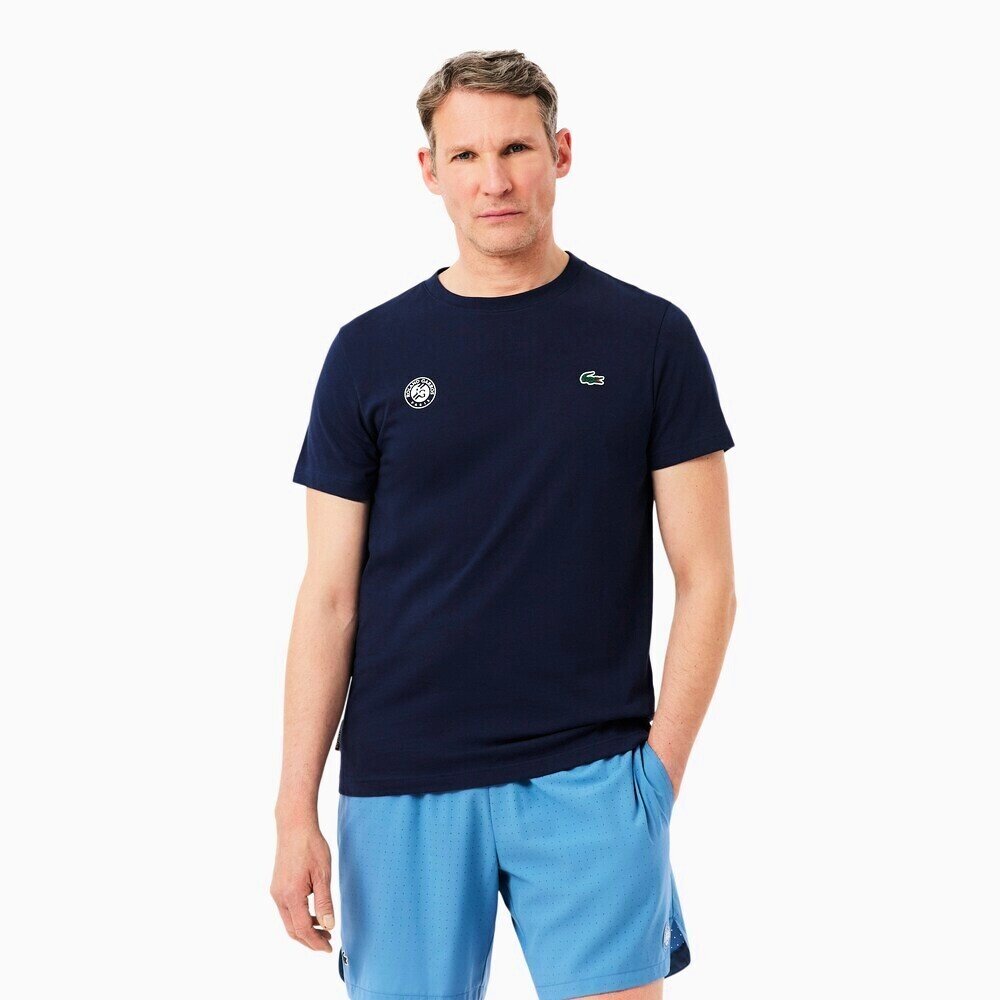 Koszulka męska Lacoste Roland Garros Performance Tee-Shirt Navy Blue L
