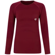Koszulki sportowe damskie - Damska koszulka Dare 2b In The Zone III Long Sleeve Tee Rozmiar: L-XL / Kolor: czerwony - miniaturka - grafika 1