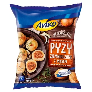 Aviko Pyzy ziemniaczane z mięsem 450 g (9 sztuk) - Dania mrożone - miniaturka - grafika 1