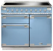 Kuchenki elektryczne - Kuchnia z płytą indukcyjną FALCON Elise 100 Chiński błękit szczotkowany nikiel - miniaturka - grafika 1