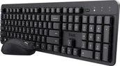 Zestawy myszka + klawiatura - Trust ODY II WL KEYBOARD MOUSE BLK D - miniaturka - grafika 1