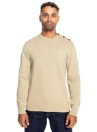 Swetry męskie - Quiksilver Kardigan MARIN sweter męski beżowy XXL - miniaturka - grafika 1