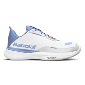Buty sportowe damskie - Damskie buty tenisowe Babolat SFX Evo All Court Women White/Forever Blue EUR 40 - miniaturka - grafika 1