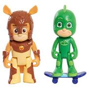 Figurki dla dzieci - Pj Masks Pidżamersi Gecko I Armadylan Figurki 2W1 - miniaturka - grafika 1