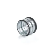 Akcesoria do wentylacji i klimatyzacji - Przyłącze CLASSIC, do rury wentylacyjnej, Ø100 mm, galwanizowany - miniaturka - grafika 1