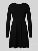 Sukienki - Sukienka taliowana z dzianiny z mieszanki wiskozy model ‘NATASCHA’ - miniaturka - grafika 1