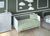 Pościel dla dzieci - Pościel 160x200 biedronki zielona dziecięca zapinana na suwak Karo - miniaturka - grafika 1