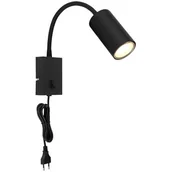 Lampy ścienne - Globo Lighting Robby kinkiet 1x25W czarny mat 57911WB - miniaturka - grafika 1
