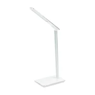 Lampy stojące - Lampka biurkowa LED NILA wireless Nilsen ładowarka indukcyjna biała MA011 - miniaturka - grafika 1