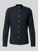 Koszule męskie - Koszula casualowa o kroju slim fit ze stójką model ‘Oxford’ - miniaturka - grafika 1