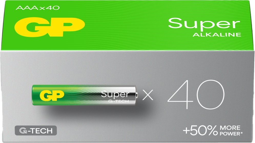 1x40 GP Super Alkaline 1,5V AAA Micro