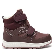 Buty dla chłopców - Śniegowce Viking 3-94400-4853 Fioletowy - miniaturka - grafika 1