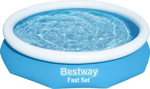 Zestaw basenowy naziemny Bestway® Fast Set™ z pompą filtrującą Ø 305 x 66 cm, niebieski, okrągły - Baseny ogrodowe - miniaturka - grafika 1
