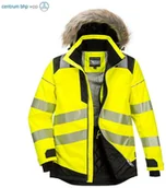 Odzież robocza - PORTWEST PW369 ZIMOWA KURTKA OSTRZEGAWCZA PW3; ŻÓŁTY/CZARNY - miniaturka - grafika 1