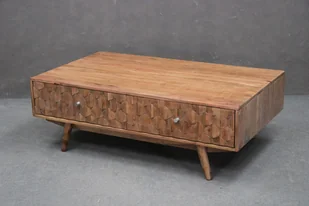Ława Mosayk #103 Akacja Lakierowana 120X70X40 Cmb 6872 - Ławy i stoliki kawowe - miniaturka - grafika 1