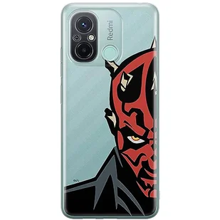 Etui Darth Maul 003 Star Wars Nadruk częściowy Przeźroczysty Producent: Xiaomi, Model: REDMI 12C/ REDMI 11A - Etui i futerały do telefonów - miniaturka - grafika 1