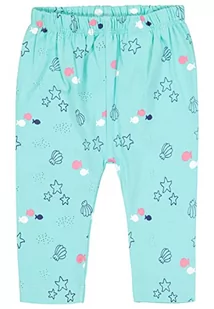 SALT AND PEPPER Dziewczęta Mädchen capri legginsy na całej długości morskiej Druck OC, miętowa, 92 - Legginsy - miniaturka - grafika 1