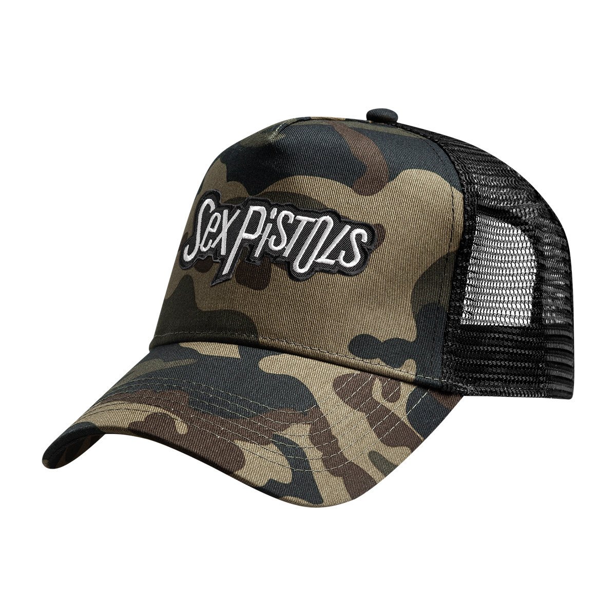 czapka SEX PISTOLS - LOGO woodland